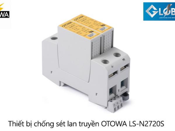 Thiết bị chống sét lan truyền bảo vệ cấp II cho đường nguồn điện hãng OTOWA mã LS-N2720S